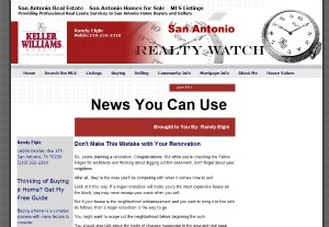 randy1 image of Randy Elgin website showing newsletter